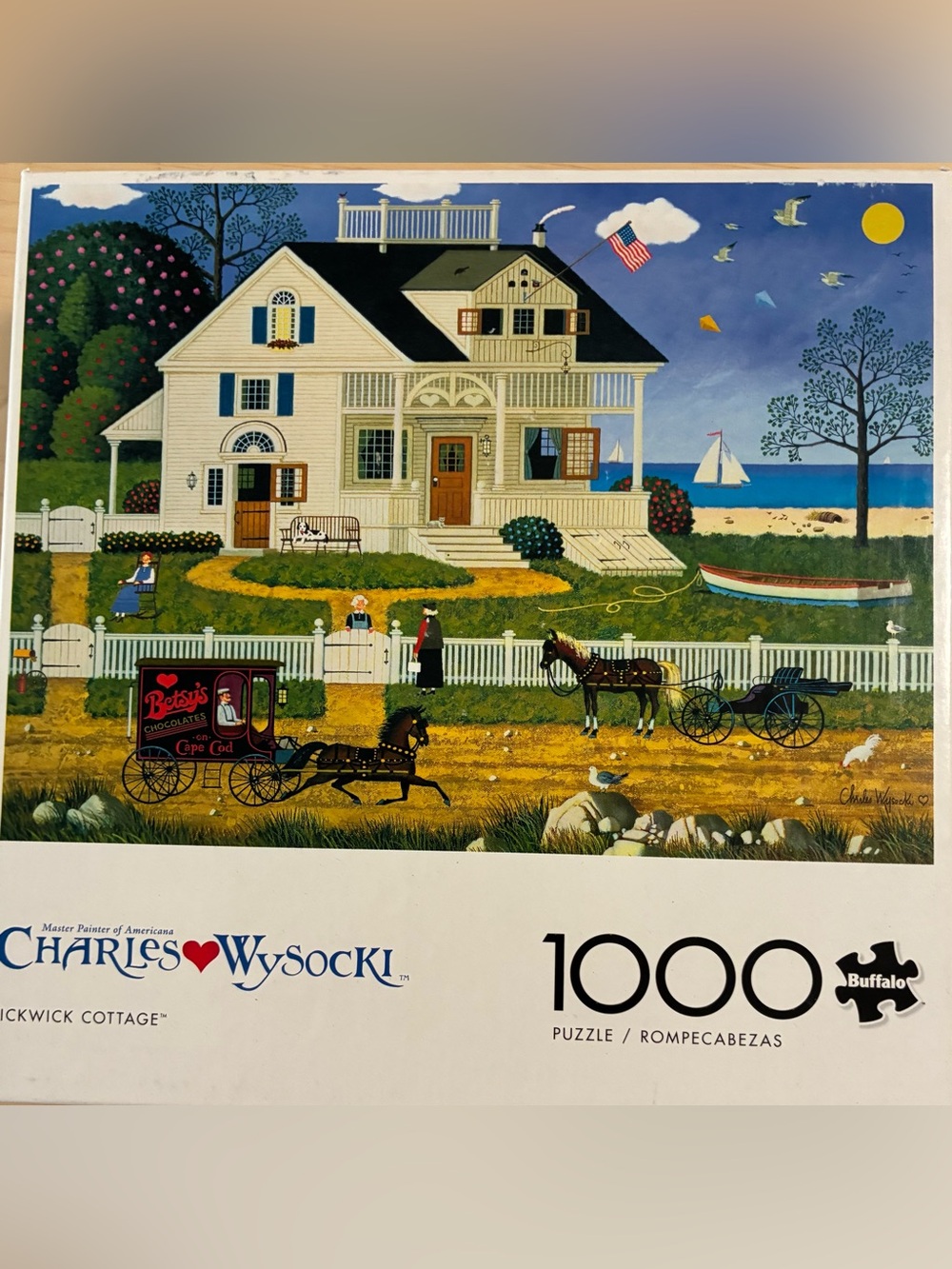 NIB - Buffalo brand Seaside Cottage 1000 Piece Puzzle